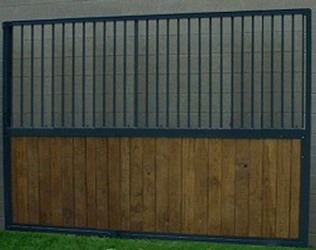 10 ft modular stall sid wall with grills