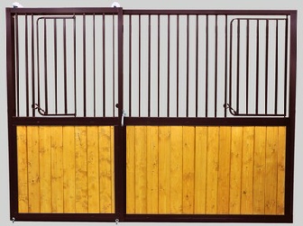 10 ft modular horse stall front