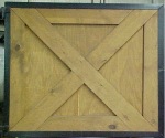 Dutch Door with crossbuck